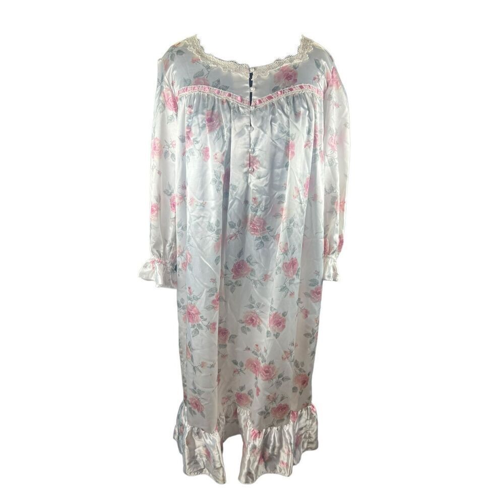 Amanda Stewart 1xl delicate rose floral cottagecore feminine nightgown